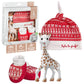 Sophie la girafe My Christmas with Sophie Gift Set | Includes Sophie la girafe, Christmas Cap & Socks | Comfort & Soothe | Awake