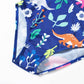 Hongshilian Little Girls Cartoon Beach Sport Swimwear One Piece Baby Swimsuit (Xs:3T, Dinosaur & Blue)