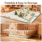Piglog Foldable Baby Play Mat, Waterproof Playmats For Babies And Toddlers Kids, Safe Foam Playmat For Tummy Time, 50X50 Playpen