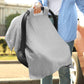 Meracorallo Muslin Baby Car Seat Cover, 2 Pack Lightweight Breathable Soft Infant Carrier Cover Carseat Canopy For Baby Boys And