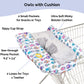 Suessie Shopping Cart Cover And High Chair Cover With Bolster Support Pillow (Owls With Cushion)