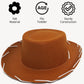 4E'S Novelty Child Brown Cowboy Hat For Toddlers & Kids Felt - Kid Cowboy Costume Hat For Boys & Girls Ages 3 4 5 Year Old
