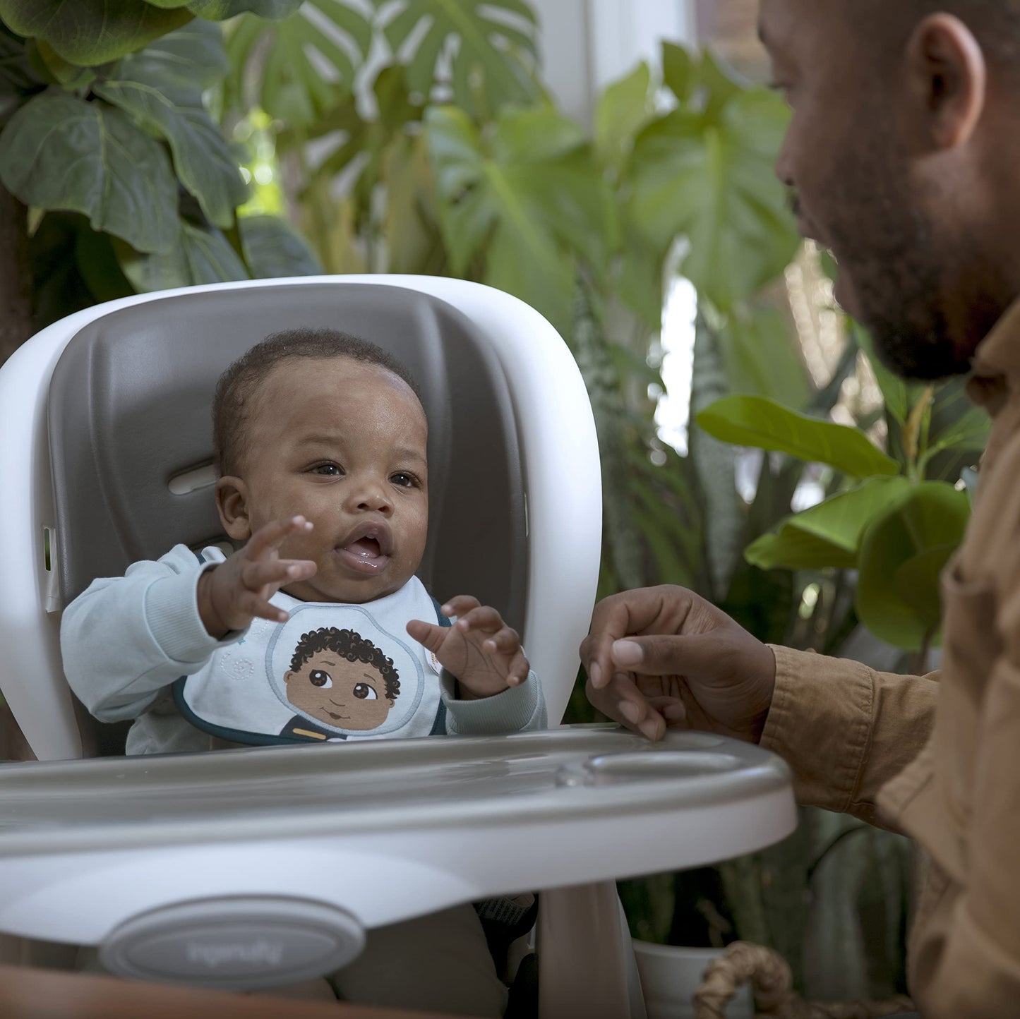 Little Muffincakes Baby Bibs 3 Pack Cotton Blend Hook-And-Loop Closure - Astronaut And Rocketships (Ashton) Newborn & Up, Blue,