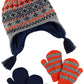 Simple Joys By Carter'S Baby Hat And Mitten Set, Fair Isle/Stripe, 2-5T