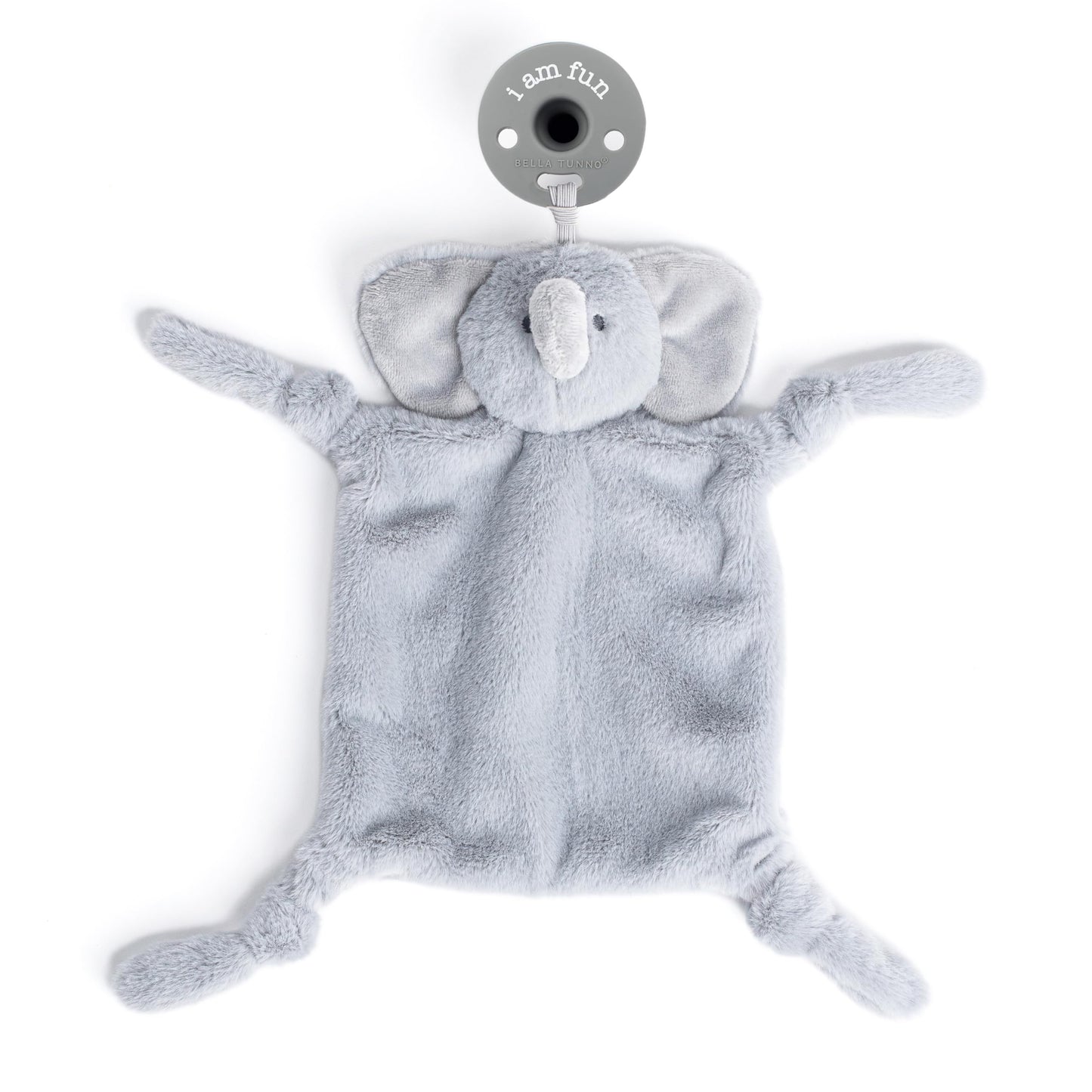 Bella Tunno Bubbi Buddy - Soft, Plush Lovey Pacifier Holder for Baby Pacifiers to Soothe, Comfort, and Bring Baby Teething Relie