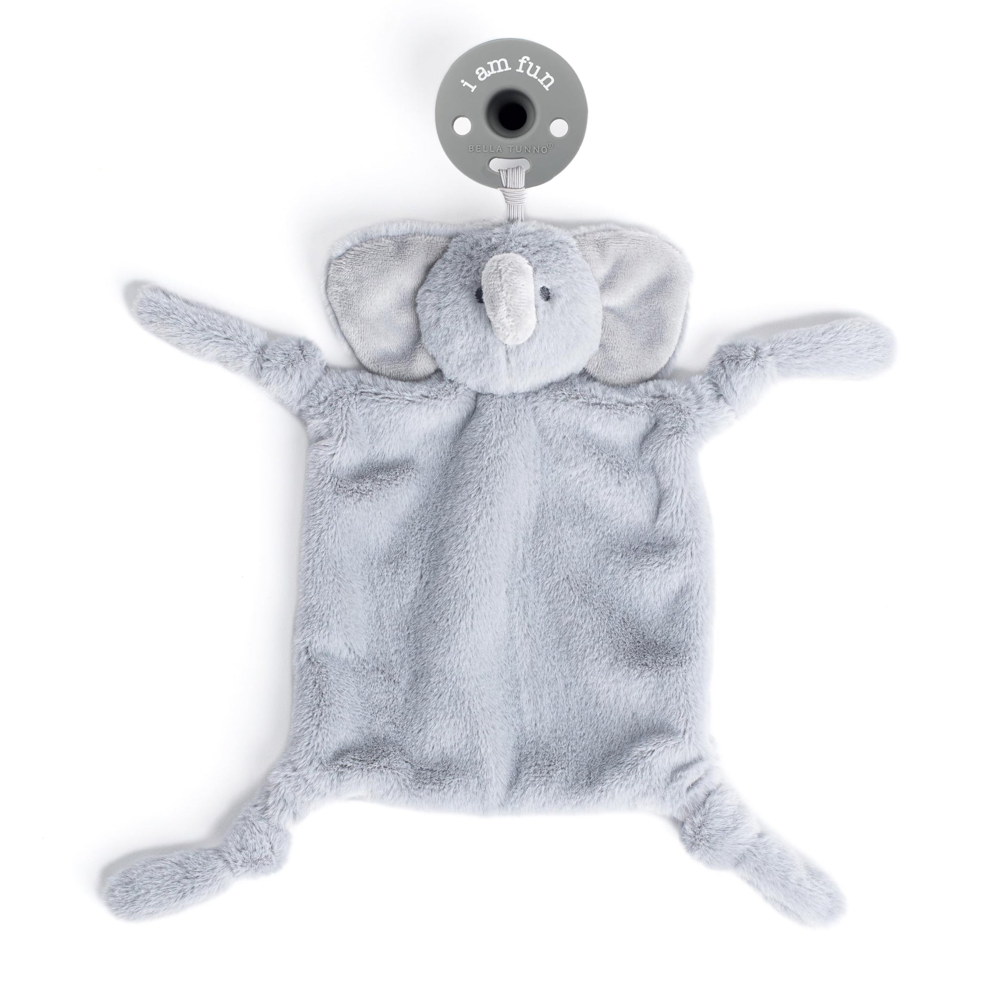 Bella Tunno Bubbi Buddy - Soft, Plush Lovey Pacifier Holder for Baby Pacifiers to Soothe, Comfort, and Bring Baby Teething Relie