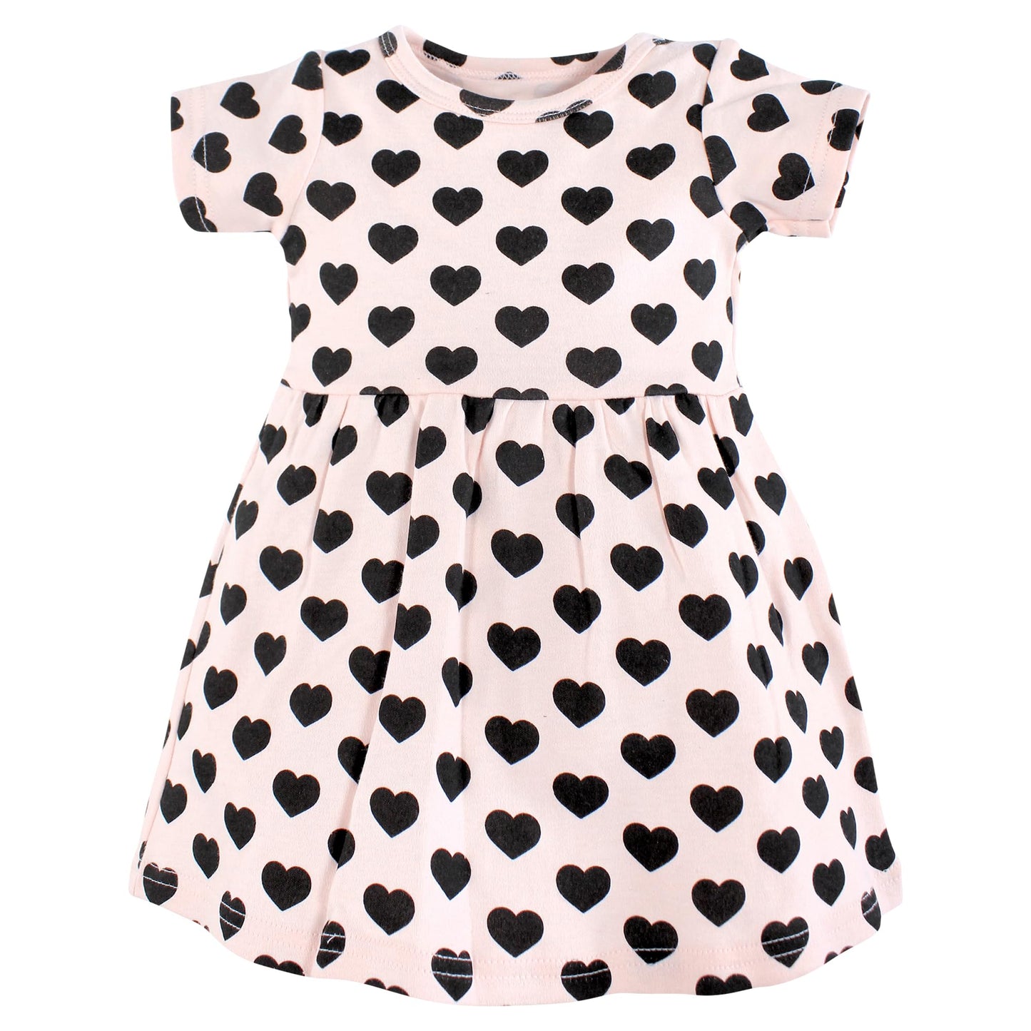 Hudson Baby Baby Girls Cotton Dresses, Leopard And Hearts, 5T