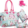Litbear Mommy Hospital Bag For Labor And Delivery, Large Capacity Waterproof Multifunction Overnight Bag For Women, Mom Bag With
