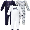 Hudson Baby Unisex Cotton Coveralls Rompers, Train, 3-6 Months Us