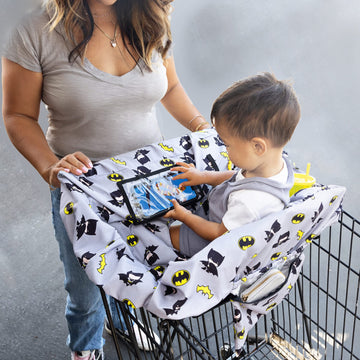 J.L. Childress Warner Bros. Shopping Cart & High Chair Cover for Baby, Kids, & Toddler - Cover for Grocery Carts & Restaurants,