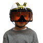 Aeromax Jr. Armed Forces Pilot Helmet With Tinted, Movable Visor White, Fits Ages 3-12
