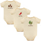 Touched By Nature Baby Boys Organic Cotton Bodysuits Bodysuit, Guacamole, 18-24 Months Us
