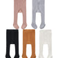 Cecorc Baby Tights - Thick Toddlers Girl Leggings- Cable Knit Cotton Stockings (1-2 Years, 5 Pack (Black+White+Grey+Lightpink+Gi