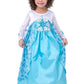 Little Adventures Ice Princess Dress Up Costume For Girls (Medium 3-5) - Machine Washable Child Pretend Play And Party Dress Wit