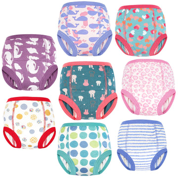 Moomoo Baby Potty Training Underwear For Boys And Girls 8 Packs Cotton Reusable Toddler Training Pants Girls 2T