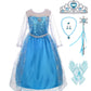 Lito Angels Girls Princess Dress Up Costumes Snow Queen Dress Halloween Christmas Costume With Accessories Size 8 C