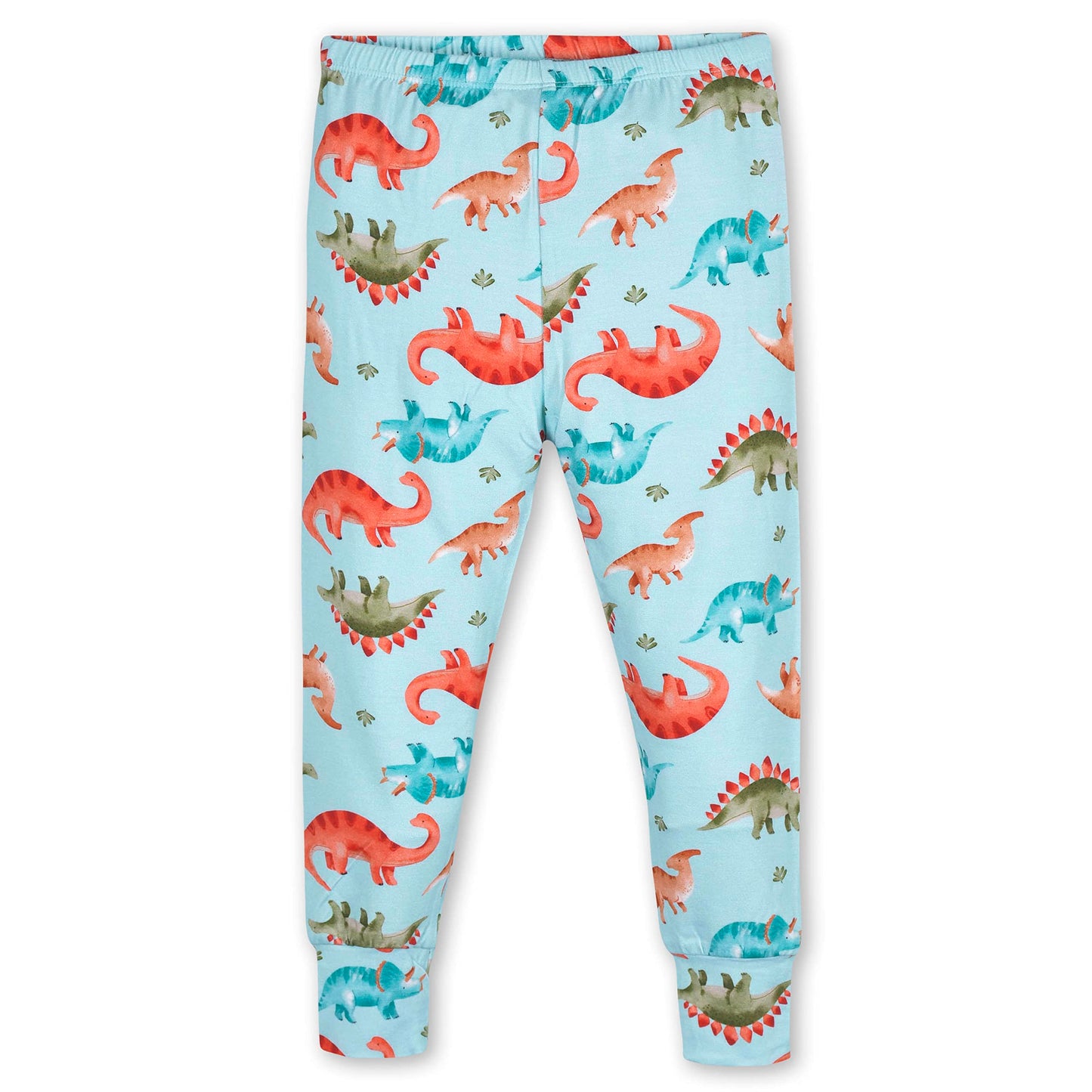 Gerber Unisex Baby Toddler Buttery Soft 2-Piece Snug Fit Pajamas With Viscose Made From Eucalyptus, Dino, 12 Months