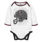 Gerber Nfl Baby Boys' 3Pc Bodysuit, Footed Pant, & Cap Set, Atlanta Falcons, 3-6 Months
