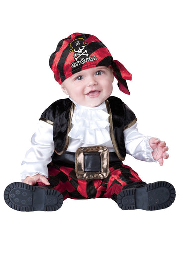 Incharacter Costumes, Llc Cap'N Stinker, Black/White/Red, Medium