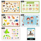 KAshack 45 Pack Sticky Disposable Placemats for Baby & Toddlers,Toddler Placemat 12x18 Kids Table Mat for Party, Picnic Table, R
