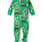 The Children'S Place,Baby Boys,And Toddler Long Sleeve 100% Cotton Zip-Front One Piece Footed Pajamas,Farm Animals,0 Months,3 Mo