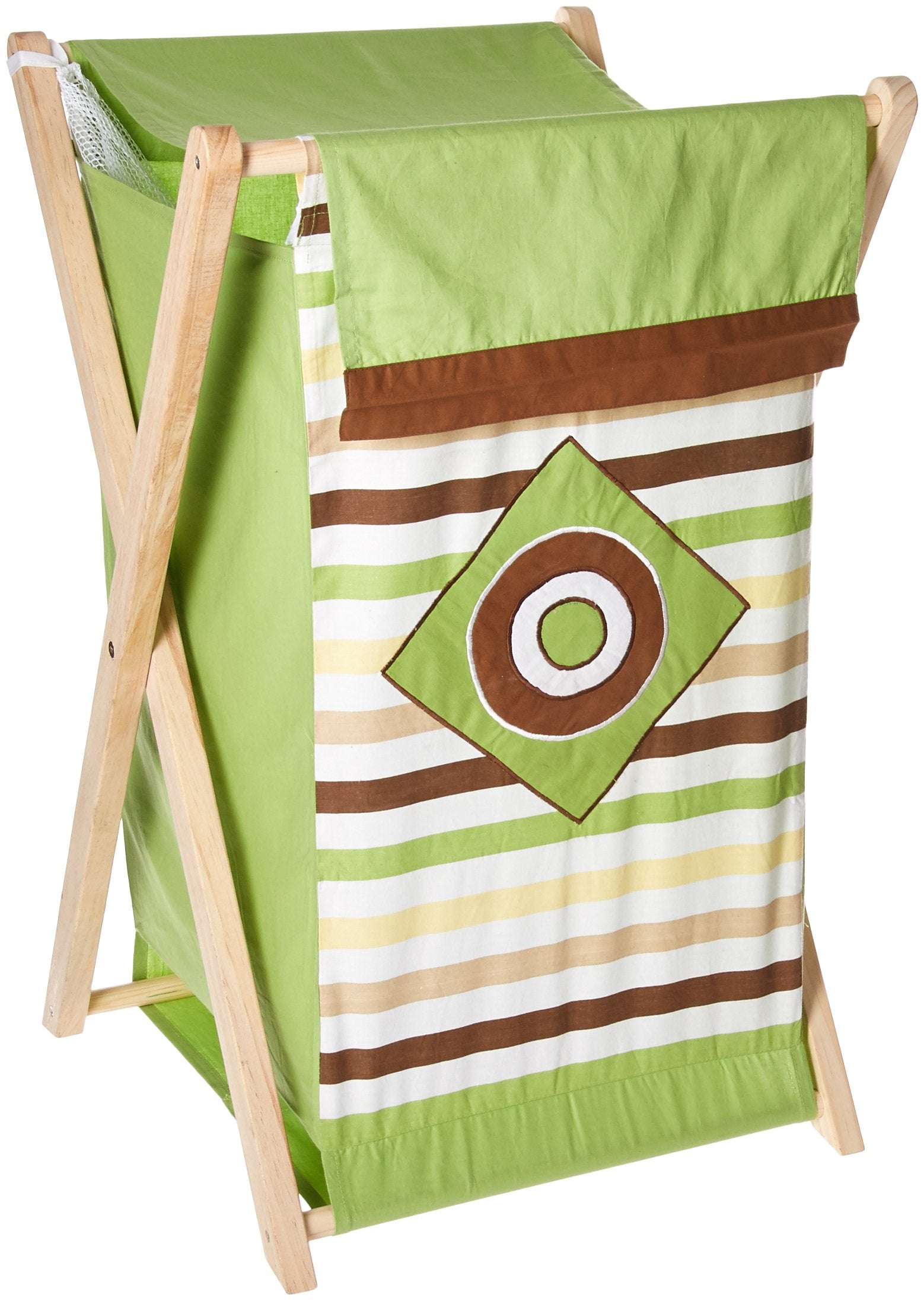 Mod Dots and Stripes Green/chocolate Hamper