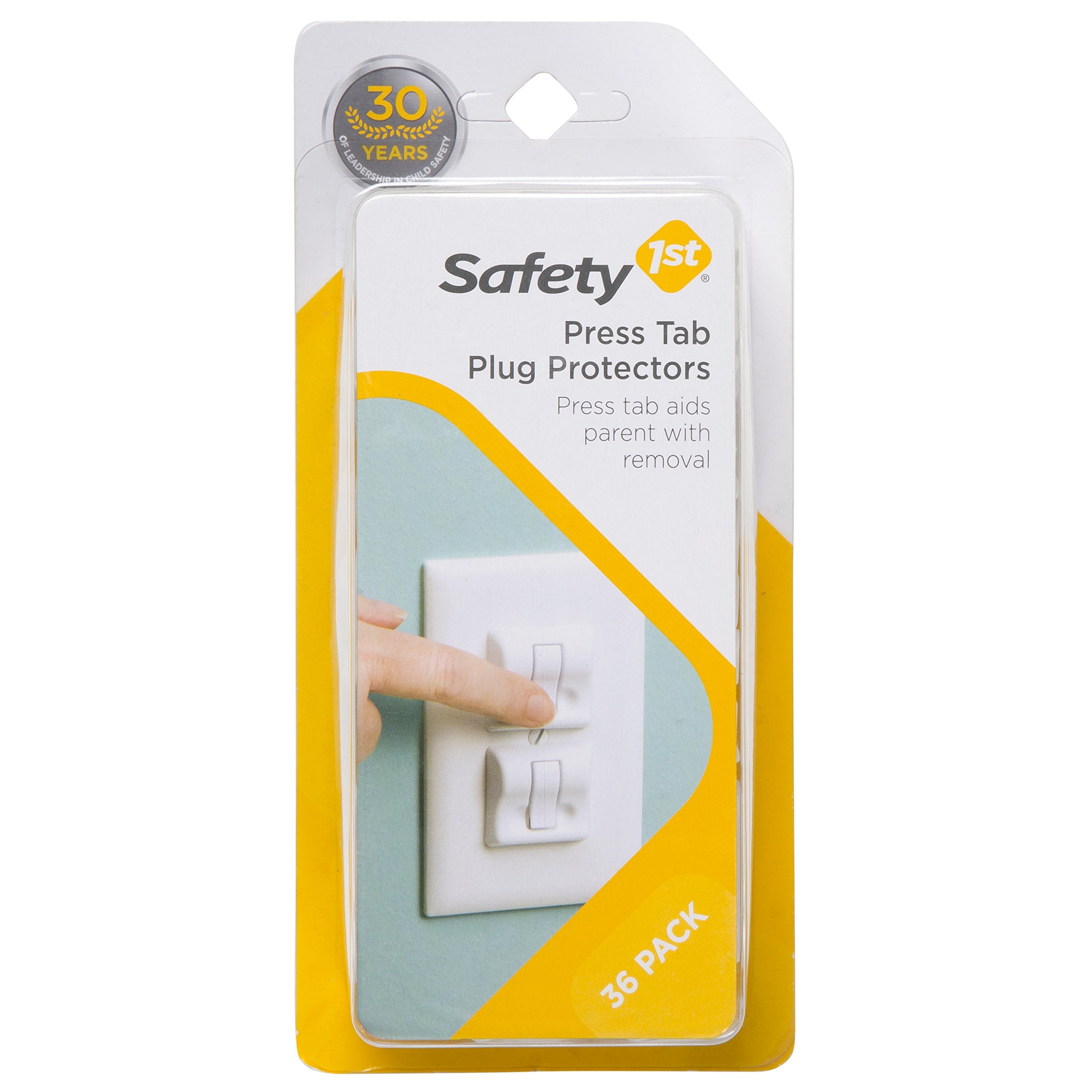 Safety 1St Press Tab Plug Protectors 36 Count – Cutebabybuy