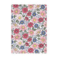 Hudson Baby Unisex Baby Cotton Flannel Burp Cloths Bundle, Pink Blue Pretty Floral, One Size