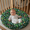 Babrukda Winter Christmas Tree Newborn Lounger Cover Snowflake Music Notes Lounger Slipcover for Girls Boys Removable Lounger Sl