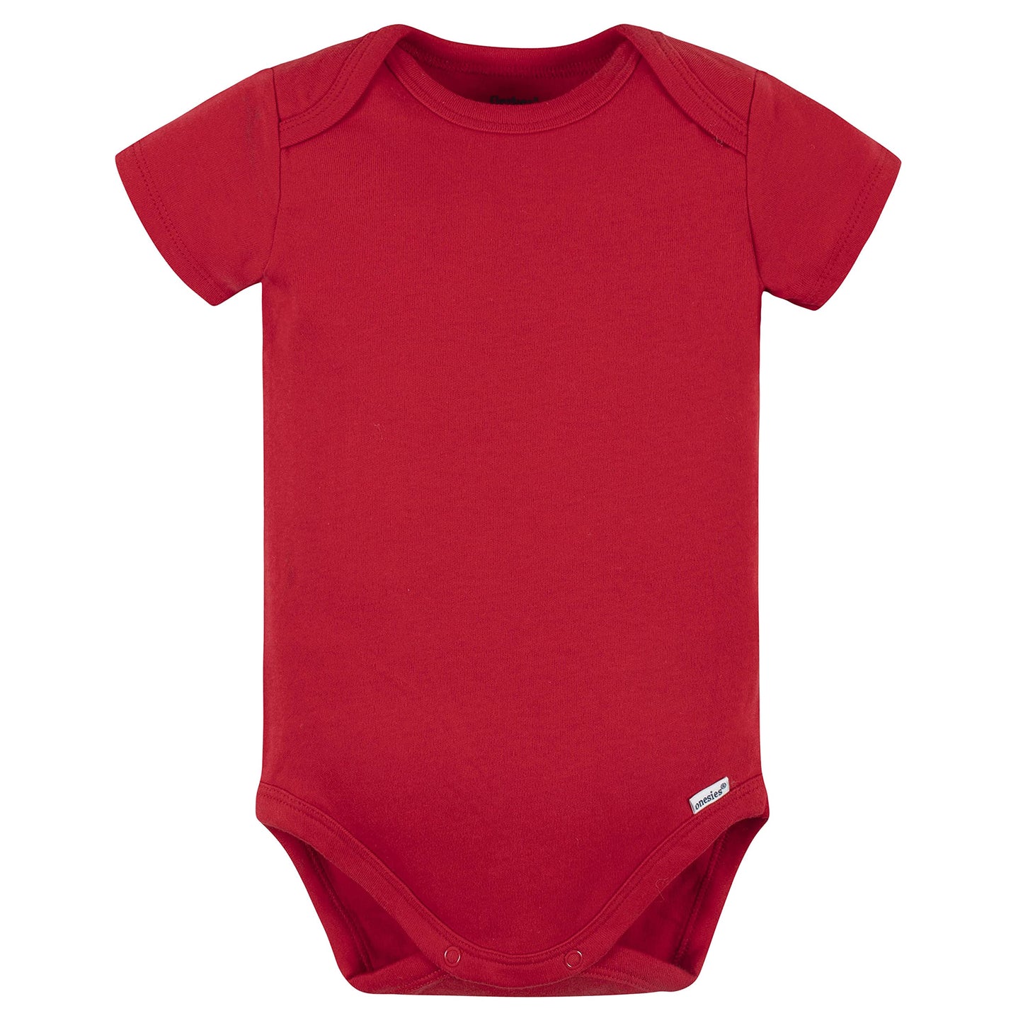 Gerber Unisex Baby 5 Pack Onesies Multi-Packs Bundle Interlock 180 Gsm Shirt, Red, 3-6 Months Us