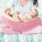 Pro Goleem Muslin Nursing Pillow Cover, 100% Cotton Soft Breathable Feeding Pillow Slipcover For Breastfeeding Moms, Fits Standa
