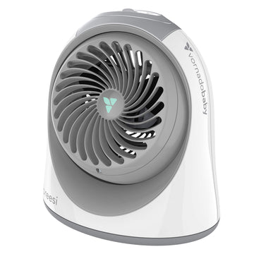 Vornadobaby Breesi Nursery Air Circulator Fan for Baby and Kids Room with Child Lock, Hidden Cord Storage, Finger-Friendly Desig
