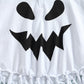 Wasaigood Infant Baby Halloween Cloak Toddler Kids Girls Boys Ghost Hooded Cosplay Clothes White Halloween Poncho Cape (White,12