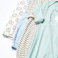 Gerber Unisex Baby Boy And Girls 4-Pack Sleeper Gown Bear 0-6 Months