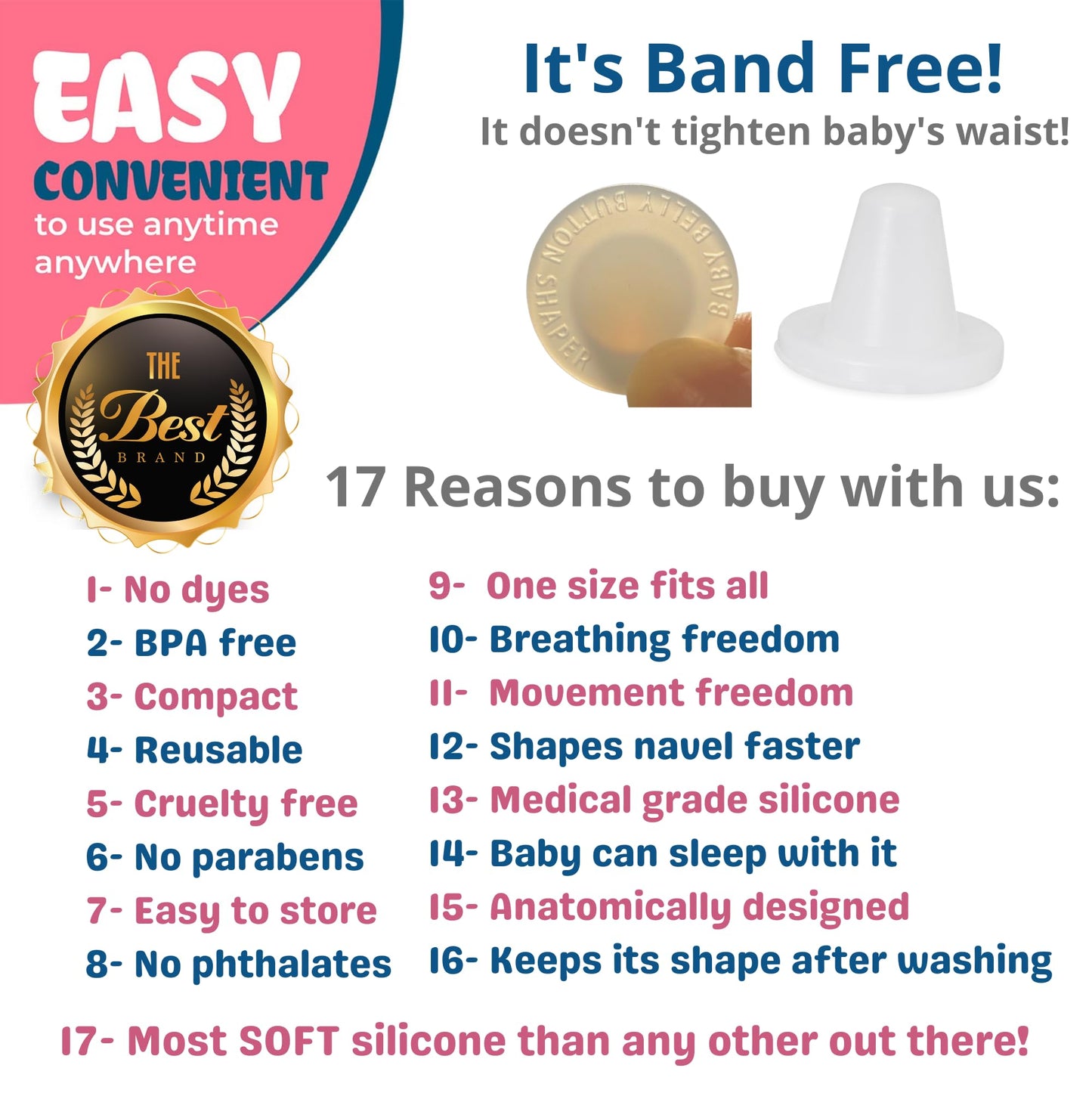 Baby Belly Button Shaper Plug - Baby Belly Band - Hernia Belt - Baby Belly Button Band - Umbilical Hernia Belt Baby - Baby Stoma