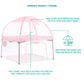 Dream On Me Canopy For Ziggy Playpen Pink/Instant Shade/Attaches Easily/Half Mesh Half Fabric Design/Complete Airflow & Visibili
