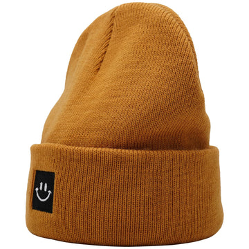 55Cube Baby Hat 0-6 Months Camel