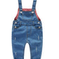 Kidscool Space Baby & Little Boys/Girls Denim Overalls,Jean Workwear,Light Blue,6-12 Months
