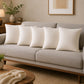 FRESHFEEL Microfiber Cushion 16 inch x 16 inch Filler, Sofa Cushions Set of 5, Durable Sofa Pillow for Home Decor (White)