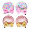 2 Pairs Sequin Ears Hair Clips, Mouse Ear Bows For Kids, Girls And Women - Glitter Princess Accessories For Birthday, Christmas