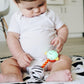 SmartNoggin NogginStik Light-up Developmental Rattle - Color Changing, Textured for Grasping, Mirror & Rattle Sound - Sensory To