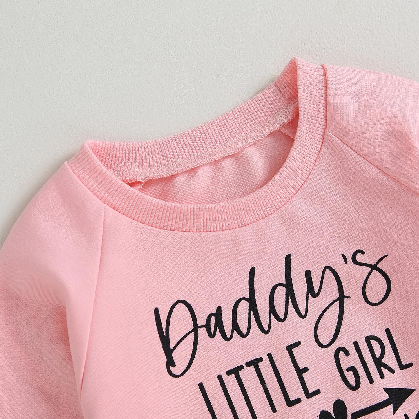 Beqeuewll Fall Baby Girl Clothes Mama Daddy Girl Newborn Outfit Winter Infant Sweatshirt Pants Set Toddler Sweatsuit 0-3T (Mamas