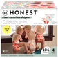 The Honest Company Clean Conscious Diapers | Plant-Based, Sustainable | Just Peachy + Flower Power | Super Club Box, Size 4 (22-