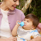 Munchkin Silicone Baby Food Feeder For Solids And Purees, Great For Self-Feeding And Baby Led Weaning, 2 Pack, Blue/Mint