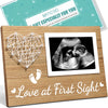 New Mom Gifts Baby Ultrasound Picture Frame Sonogram Keepsake Frame, Pregnancy Gifts For First Time Mom Dad, Pregnancy Announcem