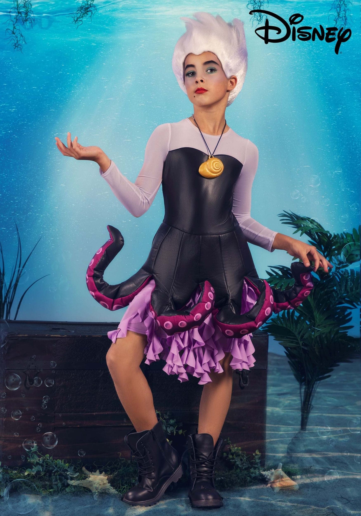 Fun Costumes Disney Little Mermaid Tween Girl'S Ursula Outfit Medium