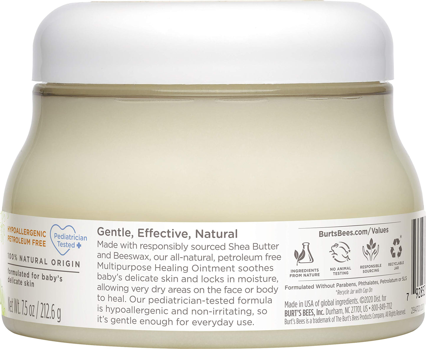 Burt'S Bees Baby 100% Natural Origin Multipurpose Healing Ointment, Face & Body Baby Ointment, 7.05 Ounce (Pack Of 3)