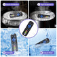 Chuya Baby Remote Control Teether Toy Chew Toy for Babies 0-24 Months Teething Relief Baby Toys for Infants Black+Purple