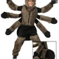 Kids Brown Furry Spider Costume Boys, Scary Eight Legs Arachnid Giant Tarantula Childrens Halloween