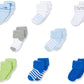 Luvable Friends Baby Boys Newborn And Terry Socks, Blue Mommy, 0-6 Months Us